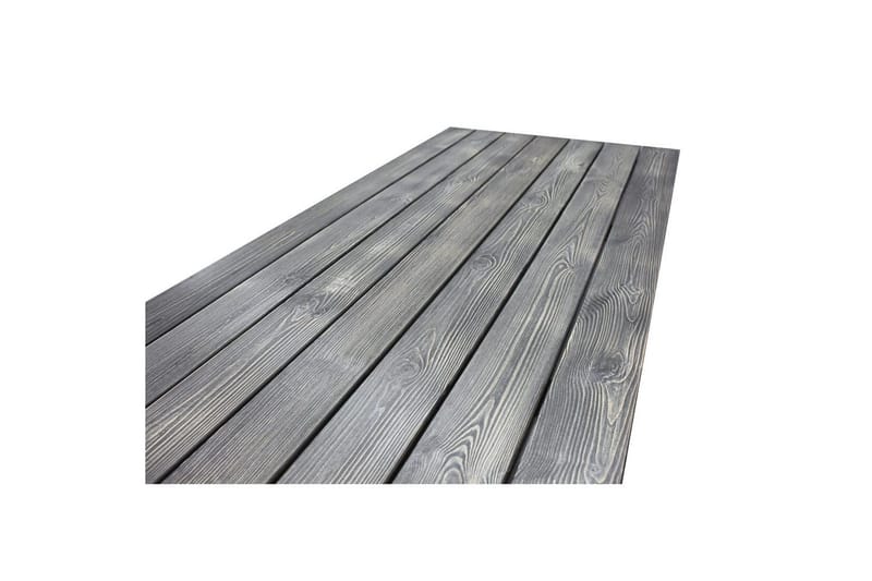 Utomhusmöbelgrupp 190 cm Bord & 6 Belize naturell stolar Grå - Grå - Utemöbler & utemiljö - Utegrupp - Matgrupp utomhus