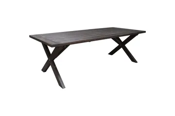 Utomhusmöbelgrupp 220 cm bord & 6 Belize naturell stolar Brun - Brun - Utemöbler & utemiljö - Utegrupp - Matgrupp utomhus