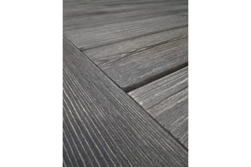 Utomhusmöbelgrupp 220 cm bord & 6 Merida naturell stolar Grå - Grå - Utemöbler & utemiljö - Utegrupp - Matgrupp utomhus