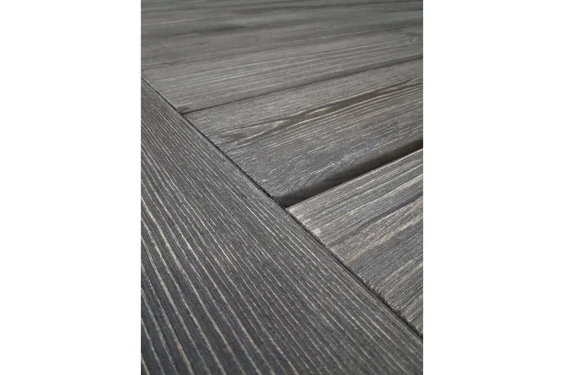 Utomhusmöbelgrupp 220 cm bord & 6 Merida naturell stolar Grå - Grå - Utemöbler & utemiljö - Utegrupp - Matgrupp utomhus