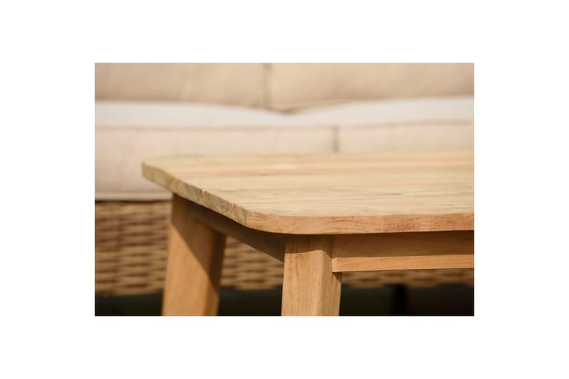 Utomhusmöbelgrupp Bahamas 2-sits & schäslong vänster soffbord 110 cm - Mörkgrå - Utemöbler & utemiljö - Utegrupp - Soffgrupp utomhus