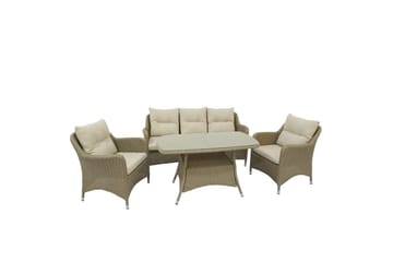 Utomhusmöbelgrupp Denver & Bristol - Beige - Utemöbler & utemiljö - Utegrupp - Soffgrupp utomhus