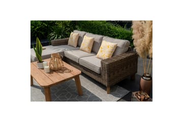 Utomhusmöbelgrupp Lifestyle Garden Bahamas 2-sits & schäslong höger soffbord 110 - Utemöbler & utemiljö - Utegrupp - Soffgrupp utomhus
