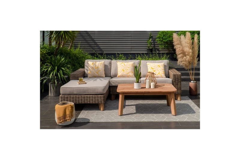 Utomhusmöbelgrupp Lifestyle Garden Bahamas 2-sits & schäslong höger soffbord 110 - Utemöbler & utemiljö - Utegrupp - Soffgrupp utomhus