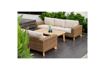 Utomhusmöbelgrupp Lifestyle Garden Bahamas 2 x 3-sits & soffbord 110 - Utemöbler & utemiljö - Utegrupp - Soffgrupp utomhus