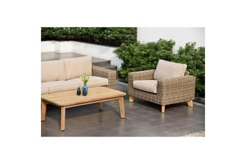 Utomhusmöbelgrupp Lifestyle Garden Bahamas 2 x soffstol & 3-sits & soffbord 140 - Utemöbler & utemiljö - Utegrupp - Soffgrupp utomhus