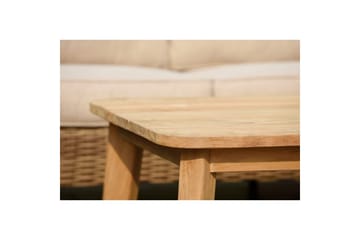 Utomhusmöbelgrupp Lifestyle Garden Barbados 2-sits & schäslong vänster soffbord 110 - Utemöbler & utemiljö - Utegrupp - Soffgrupp utomhus