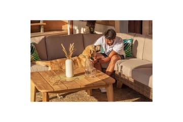 Utomhusmöbelgrupp Lifestyle Garden Barbados 2-sits vänster&höger & hörnstol & soffbord 100 - Utemöbler & utemiljö - Utegrupp - Soffgrupp utomhus