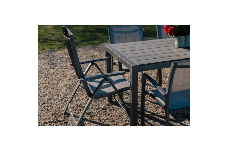 Utomhusmöbelgrupp Lifestyle Garden Solana 163 cm 4 carverstolar + 2 pos. fotölj - 4 carverstolar + 2 pos. fotölj - Utemöbler & utemiljö - Utegrupp - Matgrupp utomhus