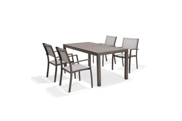 Utomhusmöbelgrupp Lifestyle Garden Solana 163 cm 4 carverstolar - 4 carverstolar - Utemöbler & utemiljö - Utegrupp - Matgrupp utomhus