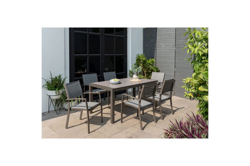 Utomhusmöbelgrupp Lifestyle Garden Solana 163 cm 6 carverstolar - 6 carverstolar - Utemöbler & utemiljö - Utegrupp - Matgrupp utomhus