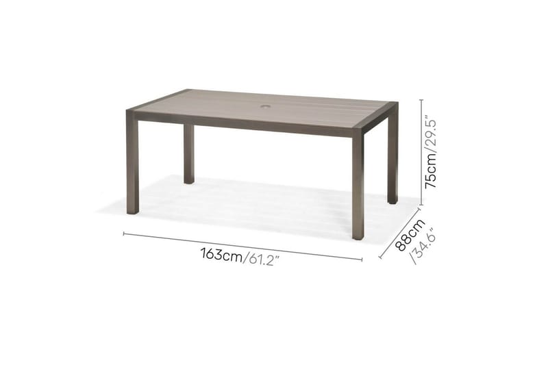Utomhusmöbelgrupp Lifestyle Garden Solana 163 cm 6 pos. fotölj - 6 pos. fotölj - Utemöbler & utemiljö - Utegrupp - Matgrupp utomhus