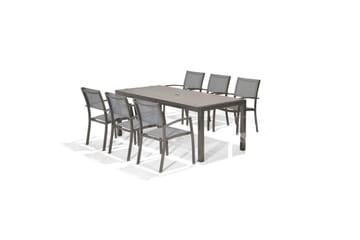 Utomhusmöbelgrupp Lifestyle Garden Solana 201 cm 6 carverstolar - 6 carverstolar - Utemöbler & utemiljö - Utegrupp - Matgrupp utomhus