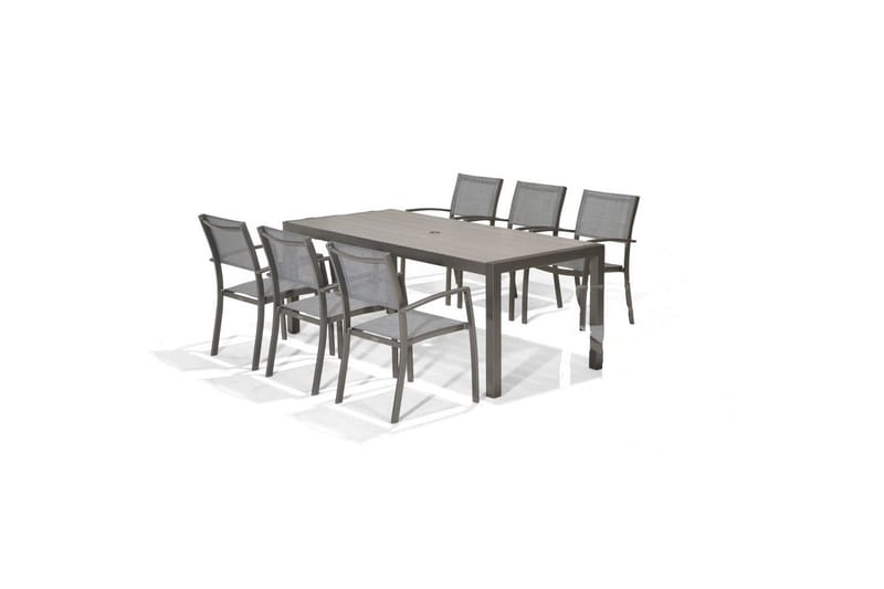 Utomhusmöbelgrupp Lifestyle Garden Solana 201 cm 6 carverstolar - 6 carverstolar - Utemöbler & utemiljö - Utegrupp - Matgrupp utomhus