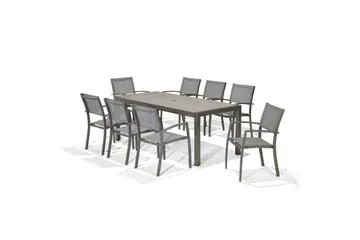 Utomhusmöbelgrupp Lifestyle Garden Solana 201 cm 8 carverstolar - 8 carverstolar - Utemöbler & utemiljö - Utegrupp - Matgrupp utomhus