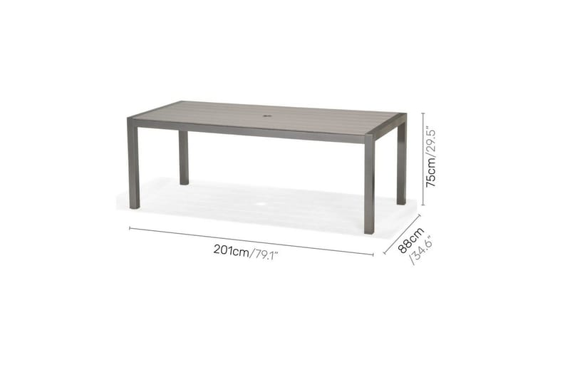 Utomhusmöbelgrupp Lifestyle Garden Solana 201 cm 8 pos. fotölj - 8 pos. fotölj - Utemöbler & utemiljö - Utegrupp - Matgrupp utomhus