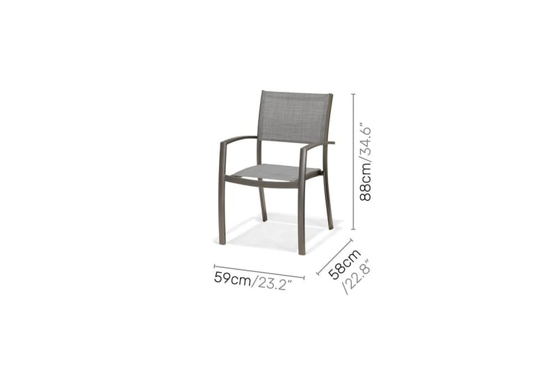 Utomhusmöbelgrupp Lifestyle Garden Solana 88 cm 4 carverstolar - 4 carverstolar - Utemöbler & utemiljö - Utegrupp - Matgrupp utomhus