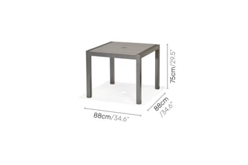 Utomhusmöbelgrupp Lifestyle Garden Solana 88 cm 4 carverstolar - 4 carverstolar - Utemöbler & utemiljö - Utegrupp - Matgrupp utomhus