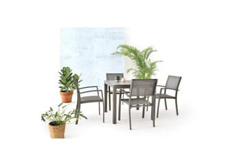 Utomhusmöbelgrupp Lifestyle Garden Solana 88 cm 4 carverstolar - 4 carverstolar - Utemöbler & utemiljö - Utegrupp - Matgrupp utomhus
