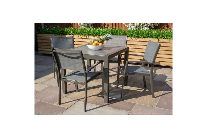 Utomhusmöbelgrupp Lifestyle Garden Solana 88 cm 4 carverstolar - 4 carverstolar - Utemöbler & utemiljö - Utegrupp - Matgrupp utomhus
