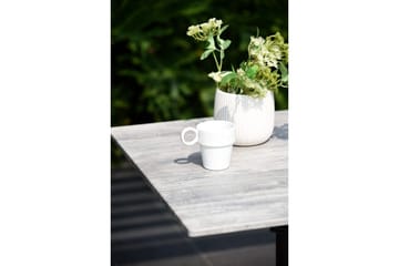 Utomhusmöbelgrupp Lifestyle Garden Solana bistro bord + 2 x stapelbarfotölj - Utemöbler & utemiljö - Utegrupp - Cafegrupp & cafeset