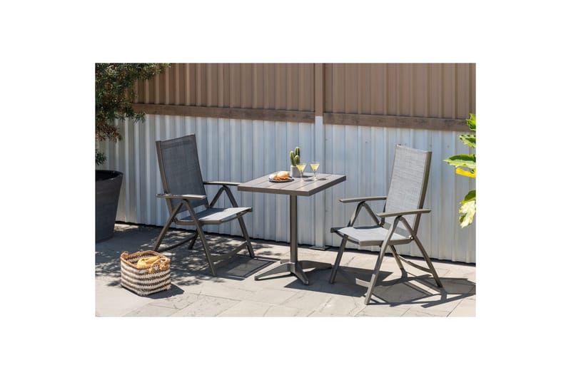 Utomhusmöbelgrupp Lifestyle Garden Solana bistro bord + 2 x pos. fotölj - Utemöbler & utemiljö - Utegrupp - Cafegrupp & cafeset