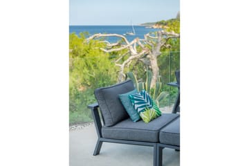 Utomhusmöbelgrupp Lifestyle Garden PALAU 2x sidostol + 2x ottoman + sidobord 60 cm - Utemöbler & utemiljö - Utegrupp - Cafegrupp & cafeset