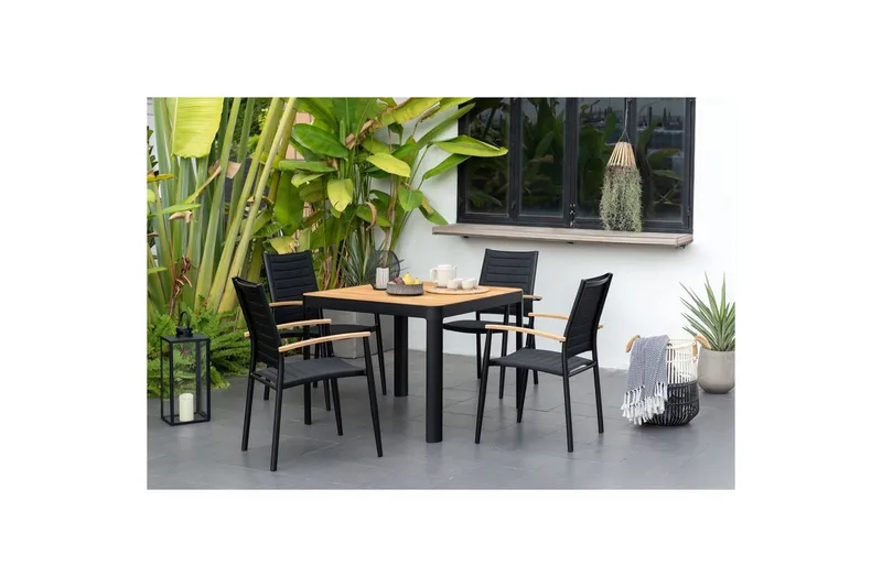 Utomhusmöbelgrupp Lifestyle Garden Portals 95 cm 4 lite carverstolar - 4 lite carverstolar - Utemöbler & utemiljö - Utegrupp - Matgrupp utomhus