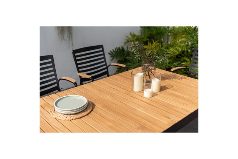 Utomhusmöbelgrupp Lifestyle Garden Portals 161 cm 4 carverstolar - 4 carverstolar - Utemöbler & utemiljö - Utegrupp - Matgrupp utomhus