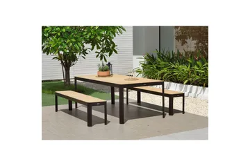 Utomhusmöbelgrupp Lifestyle Garden Portals 209 cm 2 bänkar - 2 bänkar - Utemöbler & utemiljö - Utegrupp - Matgrupp utomhus