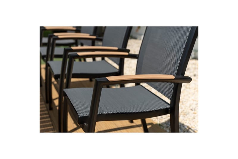 Utomhusmöbelgrupp Lifestyle Garden Panama 210-300 cm 8 stapelbarfotölj - 8 stapelbarfotölj - Utemöbler & utemiljö - Utegrupp - Matgrupp utomhus