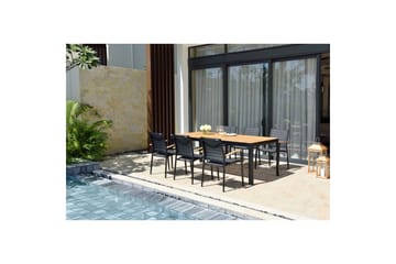 Utomhusmöbelgrupp Lifestyle Garden Portals 209 cm 6 lite carverstolar - 6 lite carverstolar - Utemöbler & utemiljö - Utegrupp - Matgrupp utomhus