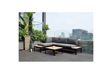 Utomhusmöbelgrupp Lifestyle Garden Portals 2x 2-sits modulsoffa & soffbord - Utemöbler & utemiljö - Utegrupp - Soffgrupp utomhus