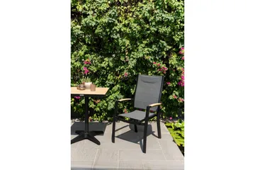 Utomhusmöbelgrupp Lifestyle Garden Panama 2x stapelbarfotölj & bistro bord - Utemöbler & utemiljö - Utegrupp - Cafegrupp & cafeset