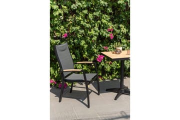 Utomhusmöbelgrupp Lifestyle Garden Panama 2x stapelbarfotölj & bistro bord - Utemöbler & utemiljö - Utegrupp - Cafegrupp & cafeset