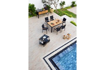 Utomhusmöbelgrupp Lifestyle Garden Portals 161 cm 6 lite carverstolar - 6 lite carverstolar - Utemöbler & utemiljö - Utegrupp - Matgrupp utomhus