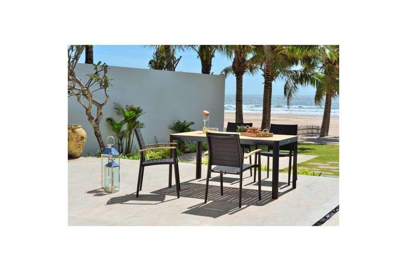 Utomhusmöbelgrupp Lifestyle Garden Portals 161 cm 4 lite carverstolar - 4 lite carverstolar - Utemöbler & utemiljö - Utegrupp - Matgrupp utomhus