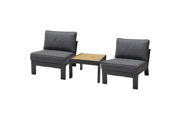 Utomhusmöbelgrupp Lifestyle Garden PALAU 2x sidostol + sidobord 60 cm - Utemöbler & utemiljö - Utegrupp - Cafegrupp & cafeset