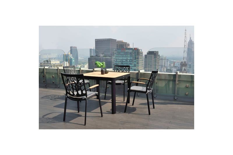 Utomhusmöbelgrupp Lifestyle Garden Portals 95 cm 4 trädskärarstolar - 4 trädskärarstolar - Utemöbler & utemiljö - Utegrupp - Matgrupp utomhus