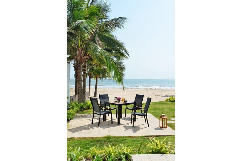 Utomhusmöbelgrupp Lifestyle Garden Panama 90 cm 4 stapelbarfotölj - 4 stapelbarfotölj - Utemöbler & utemiljö - Utegrupp - Matgrupp utomhus