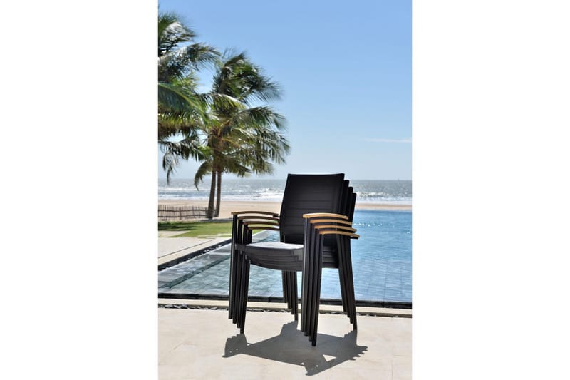 Utomhusmöbelgrupp Lifestyle Garden Portals 161 cm 4 lite carverstolar + bänk - 4 lite carverstolar + bänk - Utemöbler & utemiljö - Utegrupp - Matgrupp utomhus