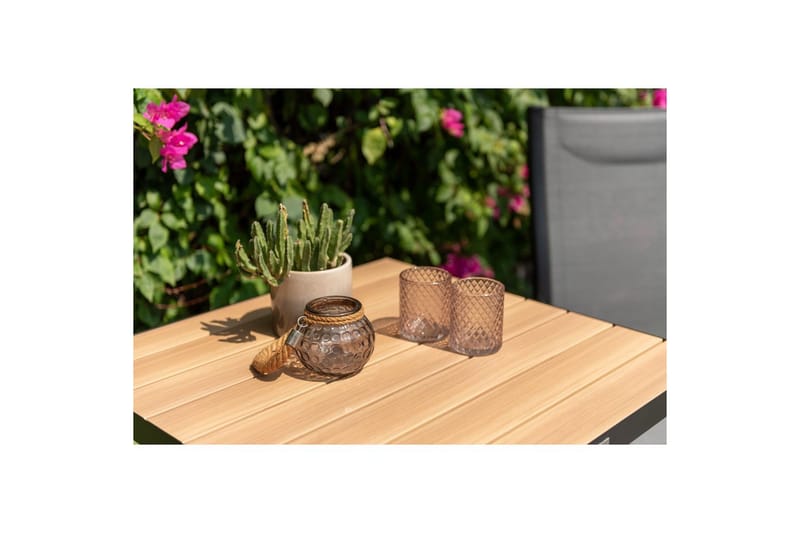 Utomhusmöbelgrupp Lifestyle Garden Panama 2x stapelbarfotölj & bistro bord - Utemöbler & utemiljö - Utegrupp - Cafegrupp & cafeset