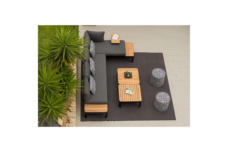 Utomhusmöbelgrupp Lifestyle Garden Portals 2-sits & 3-sits modulsoffa & soffbord - Utemöbler & utemiljö - Utegrupp - Soffgrupp utomhus