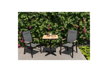 Utomhusmöbelgrupp Lifestyle Garden Panama 2x stapelbarfotölj & bistro bord - Utemöbler & utemiljö - Utegrupp - Cafegrupp & cafeset