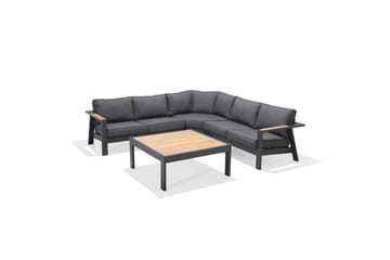 Utomhusmöbelgrupp Lifestyle Garden PALAU 2-sits höger & vänster + hörnsoffa stol + soffbord 100 cm - Utemöbler & utemiljö - Utegrupp - Soffgrupp utomhus