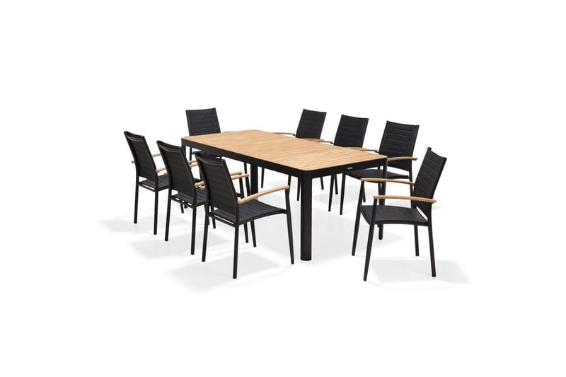 Utomhusmöbelgrupp Lifestyle Garden Portals 209 cm 8 lite carverstolar - 8 lite carverstolar - Utemöbler & utemiljö - Utegrupp - Matgrupp utomhus