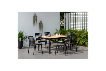 Utomhusmöbelgrupp Lifestyle Garden Portals 161 cm 4 carverstolar - 4 carverstolar - Utemöbler & utemiljö - Utegrupp - Matgrupp utomhus