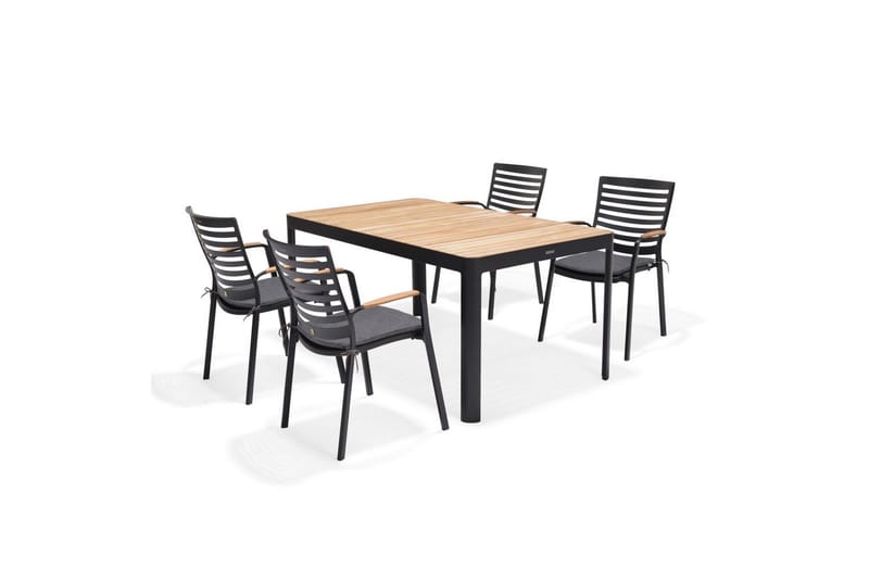 Utomhusmöbelgrupp Lifestyle Garden Portals 161 cm 4 carverstolar - 4 carverstolar - Utemöbler & utemiljö - Utegrupp - Matgrupp utomhus