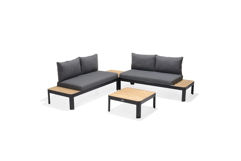 Utomhusmöbelgrupp Lifestyle Garden Portals 2x 2-sits modulsoffa & 2x soffbord - Utemöbler & utemiljö - Utegrupp - Soffgrupp utomhus