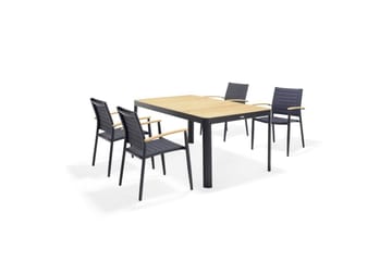 Utomhusmöbelgrupp Lifestyle Garden Portals 161 cm 4 lite carverstolar - 4 lite carverstolar - Utemöbler & utemiljö - Utegrupp - Matgrupp utomhus